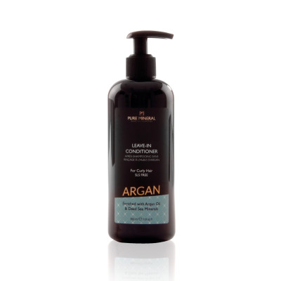 Acondicionador Puro Mineral Leave-In para Cabello Rizado con aceite de argán 350ml