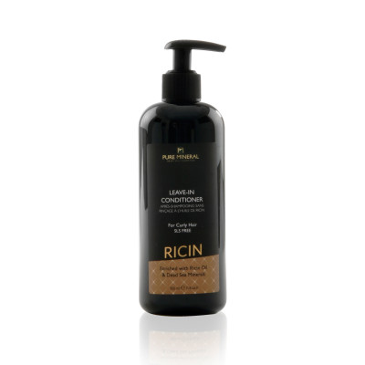 Balsamo Pure Mineral Leave-in per capelli ricci con olio di ricino 350ml