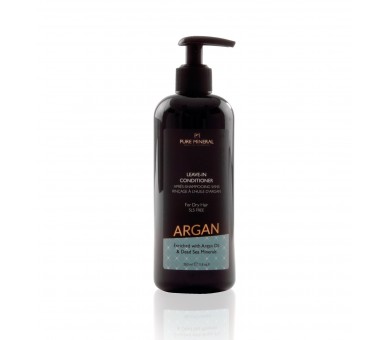 Pure Mineral Leave-in Dry hair conditioner with argan oil 350ml
