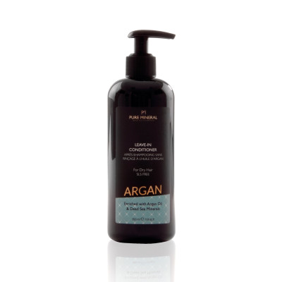 Balsamo Pure Mineral Leave-in per capelli secchi con olio di argan 350ml