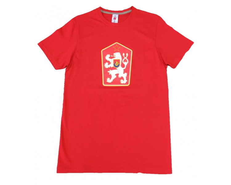 Maglietta Retro Cecoslovacchia rossa