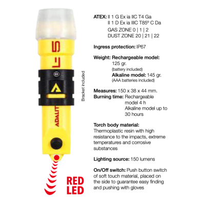 مصباح ADALIT L5R POWER للمناطق الخطرة