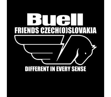 Ecusson Buellfriends Czech (o) Slovaquie club ovale 12 cm sans nom