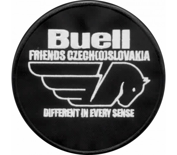 Aufnäher Buellfriends Czech (o) Slowakei Club Oval 12 cm ohne Namen