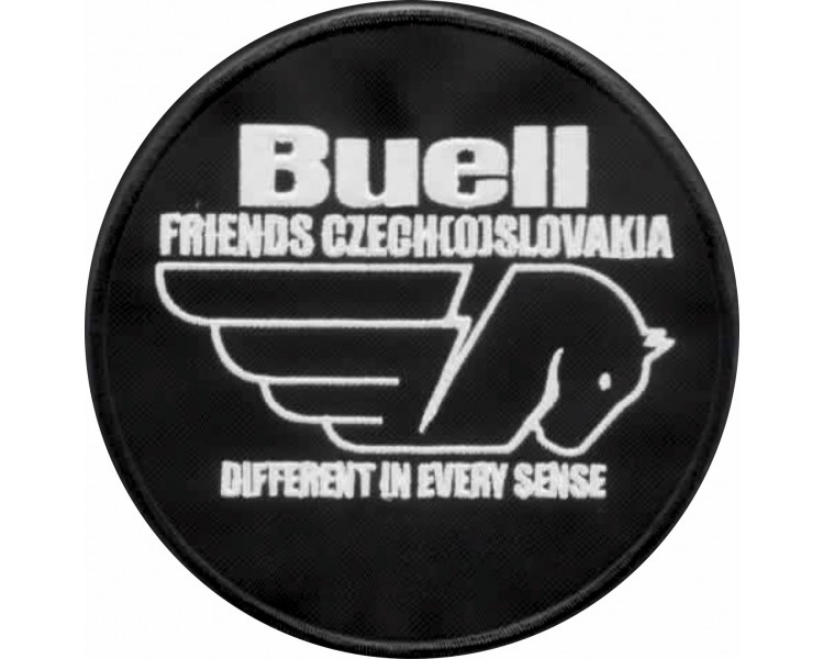 Ecusson Buellfriends Czech (o) Slovaquie club ovale 12 cm sans nom