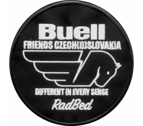 Naszywka Buellfriends Czech (o) Słowacja klubowa owalna 12 cm z imieniem