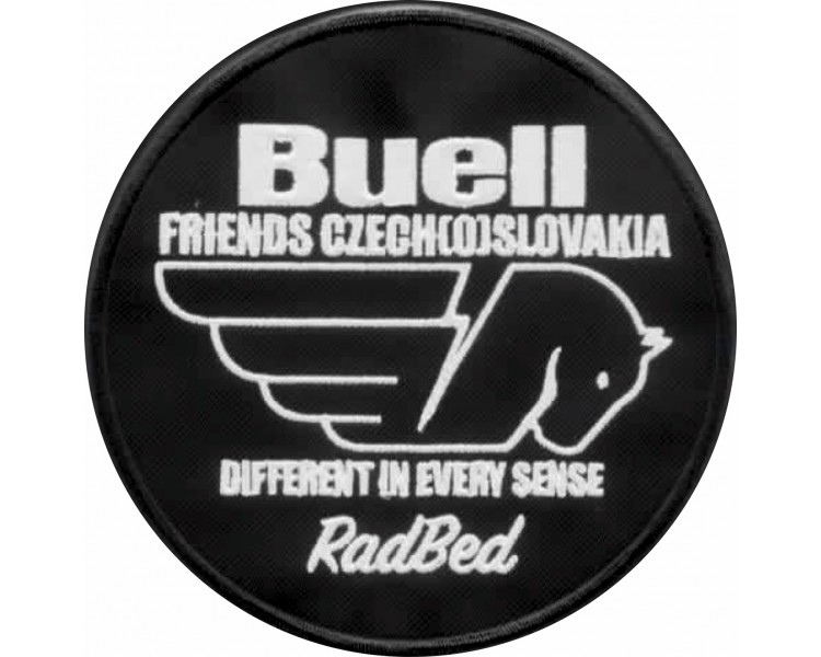 Parche Buellfriends Czech (o) Slovakia club ovalado 12 cm con nombre