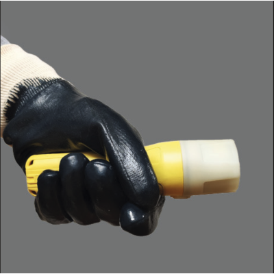 ADALIT L20 Flashlight for Hazardous Areas with Helmet Holder