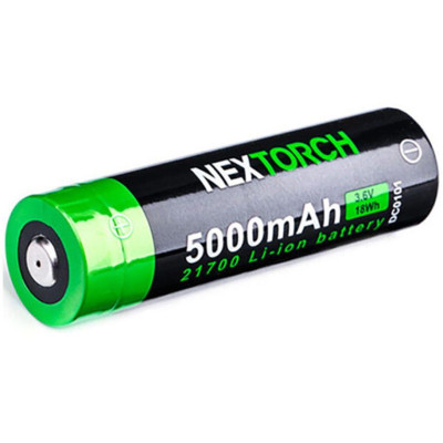Nextorch 21700 Li-Ion 5000mAh Akku, wiederaufladbar