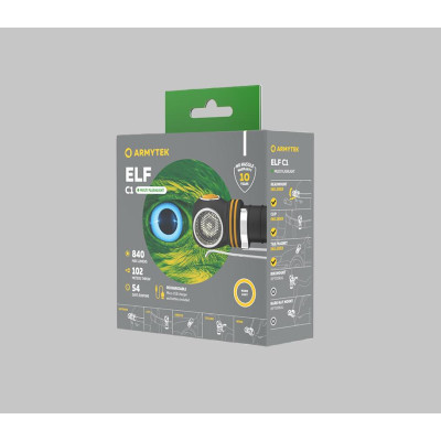 Čelovka Armytek Elf C1 v2 teplé světlo