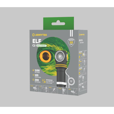 Čelovka Armytek Elf C2 v2 studené světlo