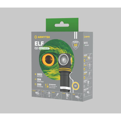Čelovka Armytek Elf C2 v2 teplé světlo
