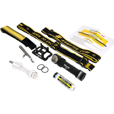 Farol Armytek Wizard Pro Luz Branca + Bateria GRÁTIS