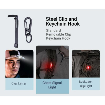 Nextorch K40 Mehrlicht-Taschenlampe + Schlüsselanhänger