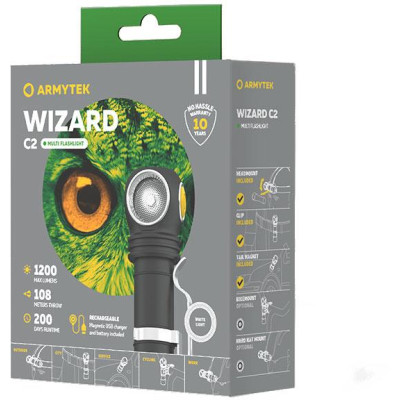 مصباح بارد من Armytek Wizard C2