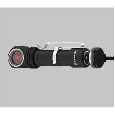 مصباح Armytek Wizard C2 WR USB أبيض وحمراء