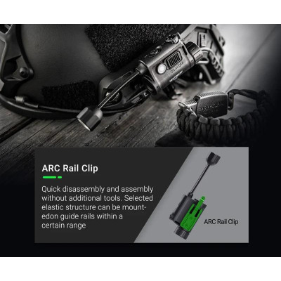 Nextorch rStar Multi-light Helm Taschenlampe + Montage