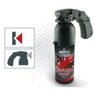Перцовый баллончик KKS VESK Grizzly 750 мл