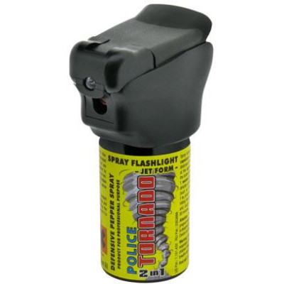 Pepřový sprej se svítilnou POLICE TORNÁDO 40 ml