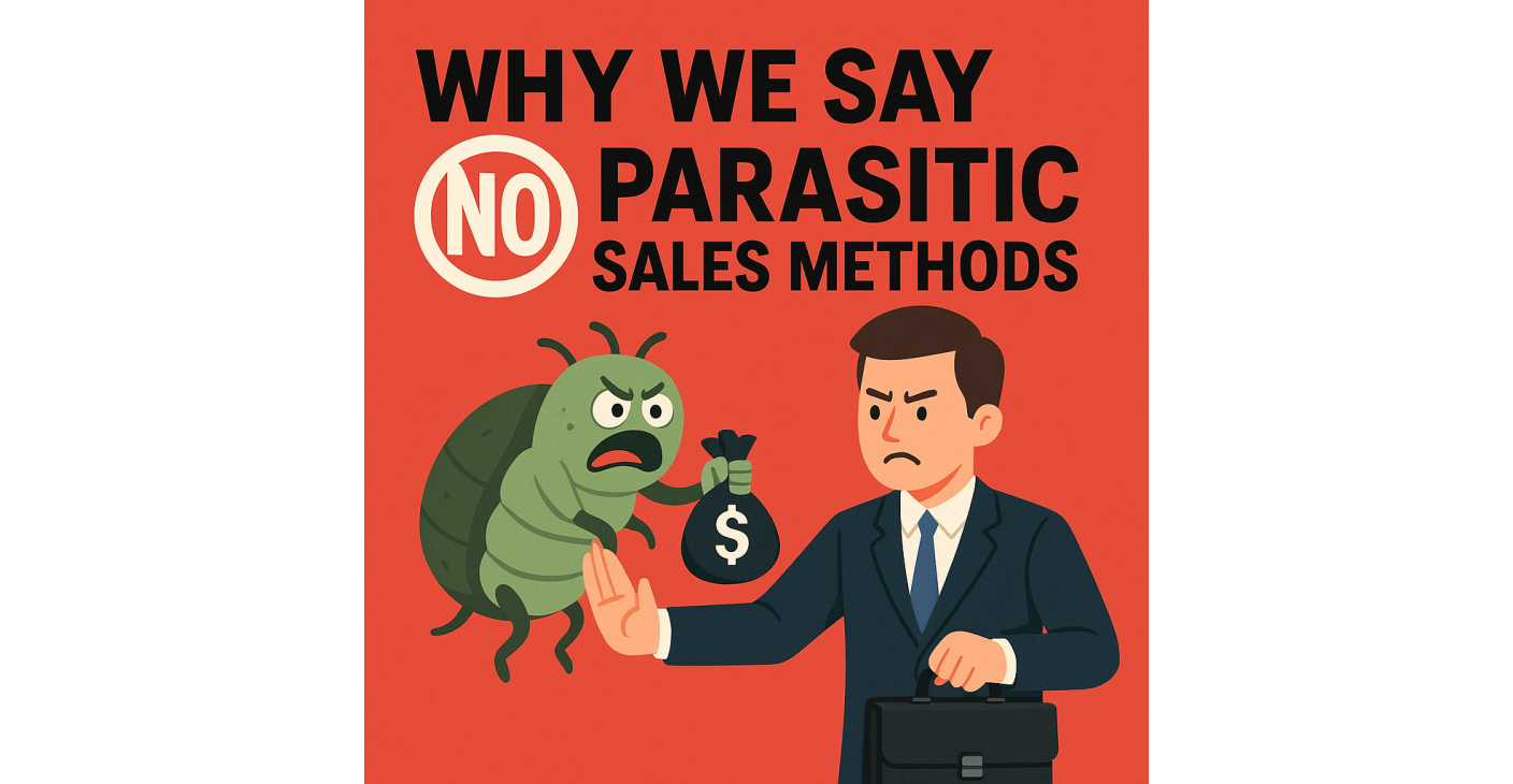 Proč říkáme NE parazitním prodejním metodám